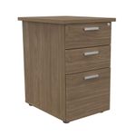 Caisson HT bureau - steely/stelly manager - Profondeur 60 cm - noyer - top noyer