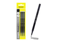 ONLINE magiXX - 3 Recharges pour roller effaçable - noir - 0.7 mm