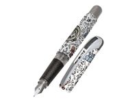 ONLINE College - Stylo plume - angry animals - bleu - 0.5 mm - pointe moyenne