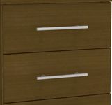 Option 2 tiroirs plats pour console Steely - imitation noyer