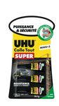 UHU COLLE TOUT SUPER - 3 Mini tubes de colle 1gr