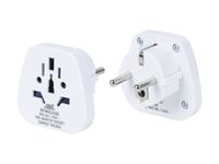 Riva Case Alamillo Travel adapter World to EU - Adaptateur pour prise d'alimentation - tripolaire (F) pour power CEE 7/7 (M) - 100-250 V - 10 A