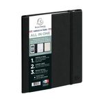 Agenda de bureau Kaa All in One Visuel Horizons 20S spiralé - 1 semaine sur 2 pages + 1 carnet de notes ligné - 15 x 21 cm - Noir - Exacompta