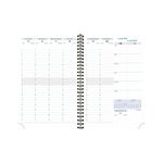 Exacompta All-In-One Horizons - Recharge pour agenda - 2025 - semainier - reliure à anneaux métalliques - 20 W - 150 x 210 mm - noir