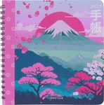 Agenda spiralé Tokyo - 1 semaine sur 2 pages - 16,5 x 16,5 cm - montagne - Oberthur