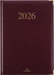 Agenda Kiev - 1 semaine sur 2 pages - 22 x 30 cm - bordeaux - Oberthur