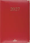 Agenda Kiev - 1 semaine sur 2 pages - 22 x 30 cm - rouge - Oberthur