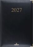Agenda Kiev - 1 semaine sur 2 pages - 22 x 28 cm - noir - Oberthur