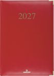 Agenda Kiev - 1 semaine sur 2 pages - 22 x 28 cm - rouge - Oberthur