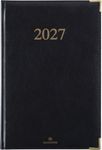 Agenda Kiev - 1 semaine sur 2 pages - 17 x 24,5 cm - noir - Oberthur