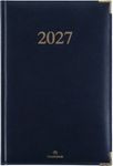 Agenda Kiev - 1 semaine sur 2 pages - 17 x 24,5 cm - bleu marine - Oberthur