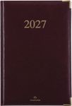 Agenda Kiev - 1 semaine sur 2 pages - 17 x 24,5 cm - bordeaux - Oberthur