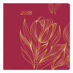 Agenda Astoria - 1 semaine sur 2 pages - 16,5 x 16,5 cm - orange - Oberthur