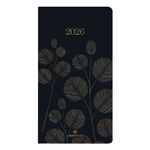 Agenda de poche Astoria - 1 semaine sur 2 pages - 9,5 x 17 cm - noir - Oberthur
