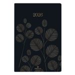 Agenda de poche Astoria - 1 semaine sur 2 pages - 10 x 15 cm - noir - Oberthur