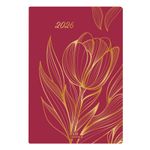 Agenda de poche Astoria - 1 semaine sur 2 pages - 10 x 15 cm - orange - Oberthur