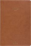 Agenda Eton - 1 semaine sur 2 pages - 17 x 24,5 cm - marron - Oberthur