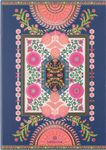 Agenda Venezia - la semaine sur 1 page et 1 page de note - 15,5 x 21,5 cm - rosaces - Oberthur