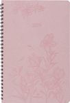 Agenda à spirale Primrose - 1 semaine sur 2 pages - 17 x 24,5 cm - rose - Oberthur