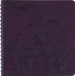 Agenda à spirale Primrose - 1 semaine sur 2 pages - 16,5 x 16,5 cm - lilas - Oberthur