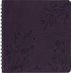 Agenda à spirale Primrose - 1 semaine sur 2 pages - 16,5 x 16,5 cm - violet - Oberthur