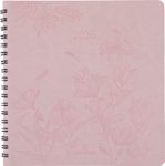 Agenda à spirale Primrose - 1 semaine sur 2 pages - 16,5 x 16,5 cm - rose - Oberthur
