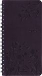 Agenda de poche spiralé Primrose - 1 semaine sur 2 pages - 9,5 x 17 cm - violet - Oberthur