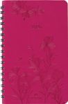 Agenda de poche spiralé Primrose - 1 semaine sur 2 pages - 10 x 15 cm - fuchsia - Oberthur