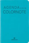 Agenda Colornote - 1 semaine sur 2 pages - 10 x 15 cm - turquoise - Oberthur