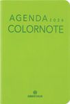Agenda Colornote - 1 semaine sur 2 pages - 10 x 15 cm - vert pomme - Oberthur