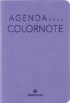 Agenda Colornote - 1 semaine sur 2 pages - 10 x 15 cm - lilas - Oberthur