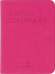 Agenda Colornote - 1 semaine sur 2 pages - 7,5 x 10,5 cm - fuchsia - Oberthur