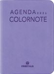 Agenda Colornote - 1 semaine sur 2 pages - 7,5 x 10,5 cm - lilas - Oberthur
