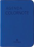 Agenda Colornote - 1 semaine sur 2 pages - 7,5 x 10,5 cm - bleu - Oberthur