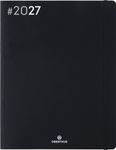 Agenda Flex - 1 semaine sur 2 pages - 22 x 28 cm - noir - Oberthur