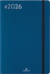 Agenda Flex - 1 semaine sur 2 pages - 17 x 24,5 cm - bleu marine - Oberthur
