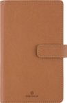 Agenda à spirale Milano - 1 semaine sur 2 pages - 11 x 18 cm - camel - Oberthur