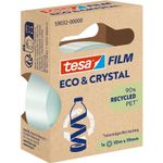Tesa Film Eco & Crystal - Ruban adhésif - 19 mm x 10 m - transparent
