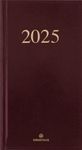 Agenda de poche Kiev - 1 semaine sur 2 pages - 9,5 x 17 cm - bordeaux - Oberthur