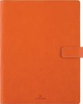 Agenda à spirale Milano - 1 semaine sur 2 pages - 22 x 28 cm -orange - Oberthur