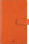 Agenda à spirale Milano - 1 semaine sur 2 pages - 11 x 18 cm - orange - Oberthur