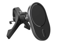 Force Power - Support smartphone pour voiture avec chargeur à induction - 15 Watt - noir