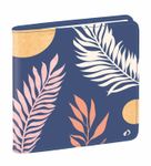 Quo Vadis Bloom - Agenda JAJ Executif - 2025 - semainier - standard / M - 160 x 160 mm - portrait - papier blanc - nature - fleurs - couverture bleue - synthétique