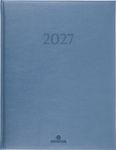 Agenda London - 1 semaine sur 2 pages - 22 x 28 cm - gris - Oberthur