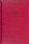Agenda London - 1 semaine sur 2 pages - 17 x 24,5 cm - rouge - Oberthur