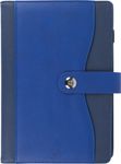 Agenda à spirale Davos - 1 semaine sur 2 pages - 17 x 24,5 cm - bleu - Oberthur