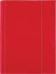 Agenda à spirale Burgos - 1 semaine sur 2 pages - 22 x 28 cm - rouge - Oberthur