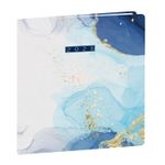 Quo Vadis Hipsy - Agenda JAJ Executif - 2025 - semainier - reliure piquée - standard / M - 160 x 160 mm - portrait - papier blanc - couverture bleue - carton