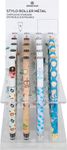 Stylo roller a cartouche Marin - 5 decors assortis- Oberthur