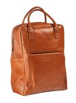 Maverock New Men - Sac à dos pour ordinateur portable 15" - cuir - cognac